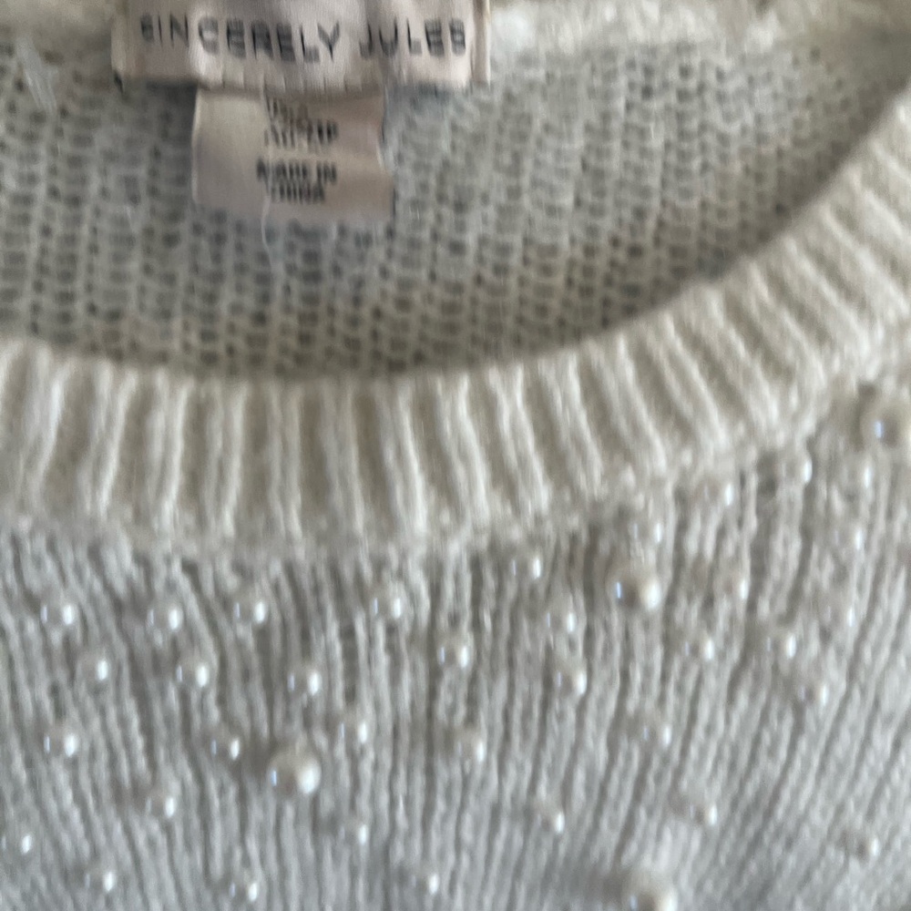 Sincerely Jules Cream Knit Sweater - Picture 3 of 10